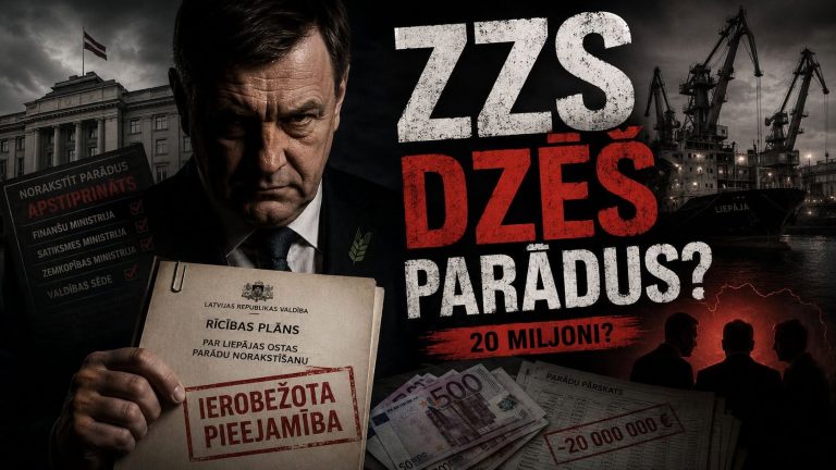 ZZS grib norakstīt miljonus? Valaiņa slepenais plāns Ventspils parādu dzēšanai izskatās pēc politiskas glābšanas operācijas