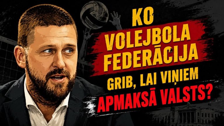 Skaļi principi — klusi aprēķini: ko īsti Volejbola federācija grib, lai viņiem apmaksā valsts?